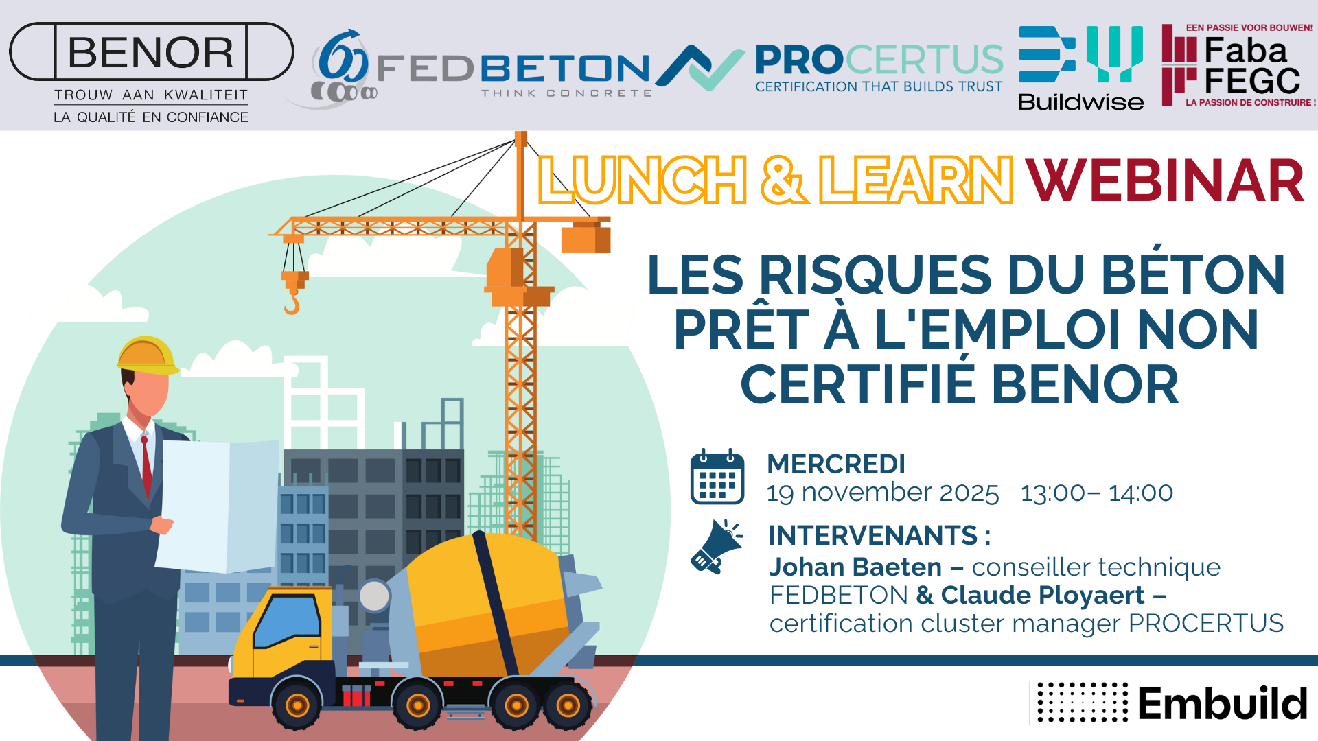 FR Les risques de béton pret à emploie non certifié BENOR webinar phase 2